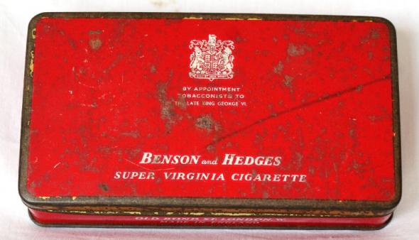 Benson & Hedges Cigarette Tin 