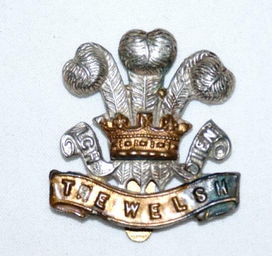 Original Welsh Regiment Cap Badge