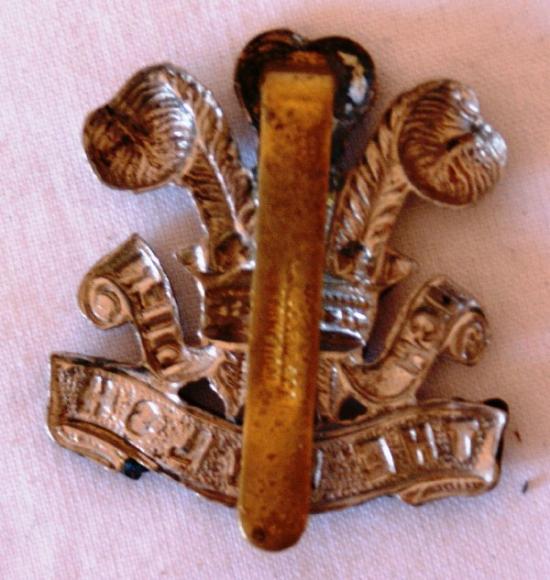 Original Welsh Regiment Cap Badge