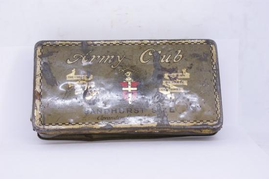 Army Club Sandhurst Size Cigarette Tin