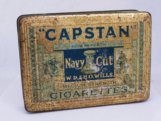 Original 40's Capstan Navy Cut Cigarette Tin