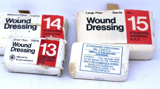 4 X Wound Dressings Assorted