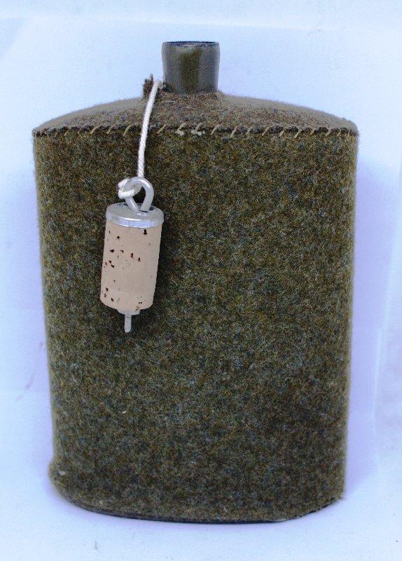 Water Bottle with Felt Cover and Cork