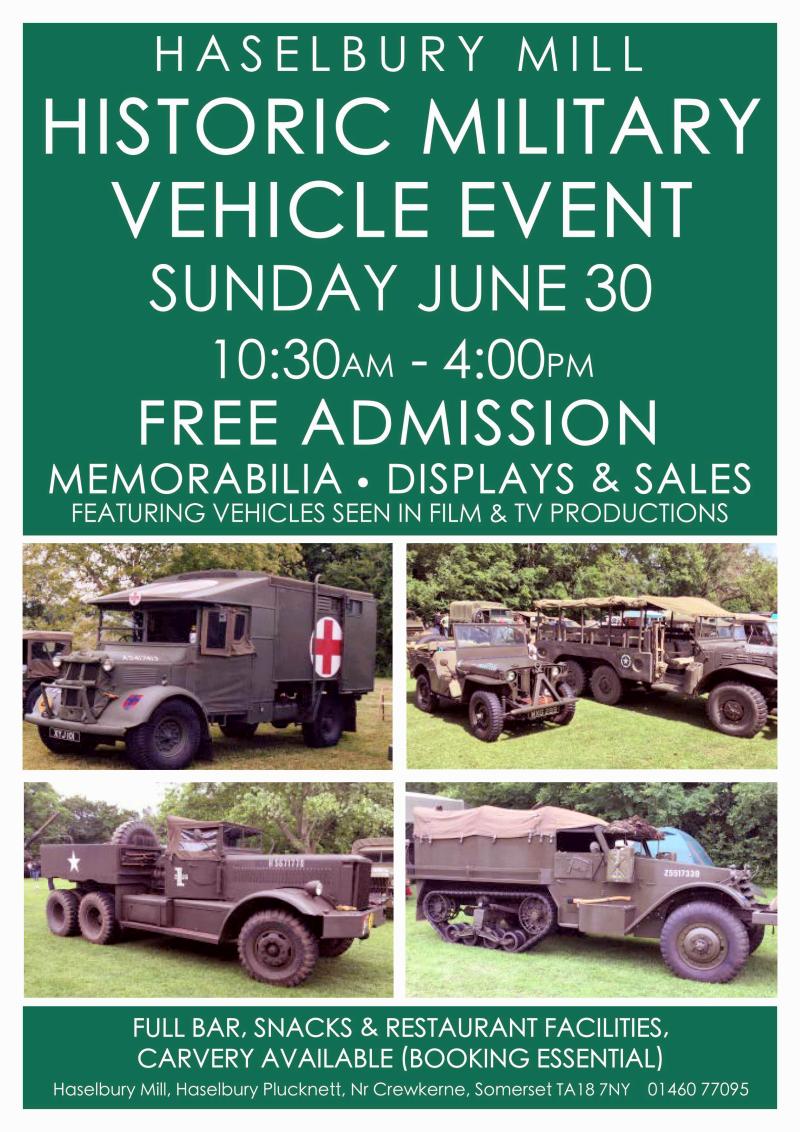 ☆☆ Event Haselbury Mill  Sunday June 30th 2024 ☆☆