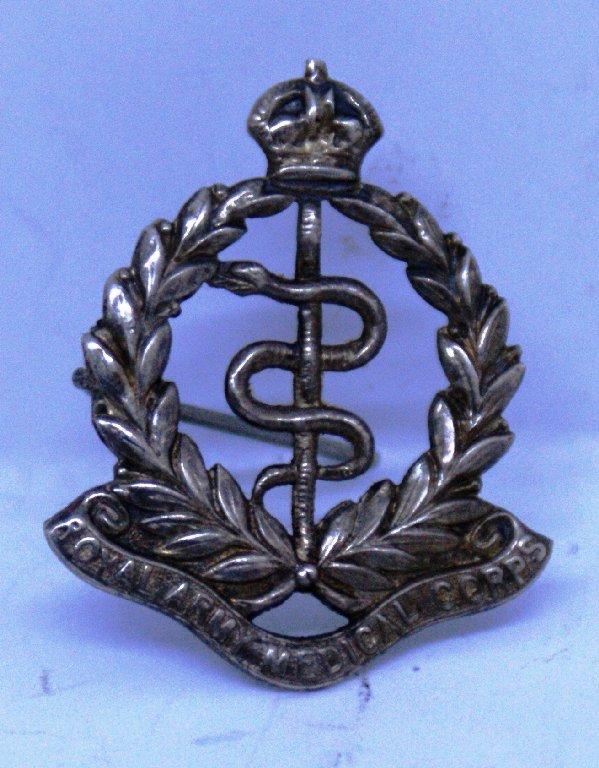 Royal Army Medical Corps Silver Sweetheart Brooch