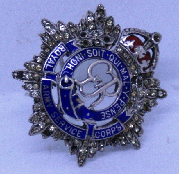 Royal Army Service Corps Sweetheart Brooch