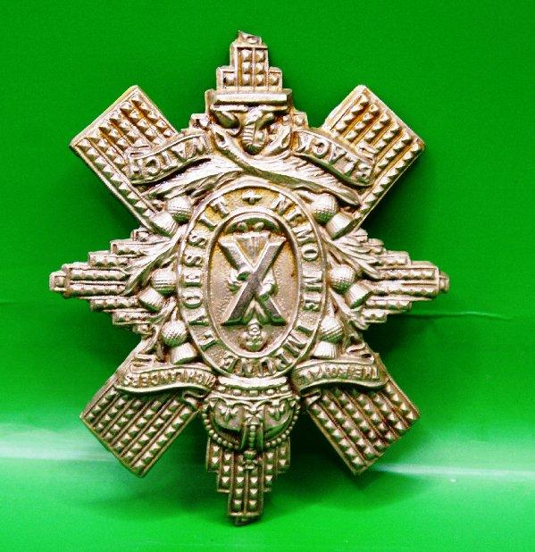 Royal Highlanders Black Watch Cap Badge.