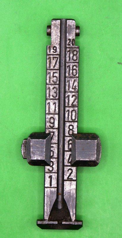 German Mauser K98 Rear Sight Leaf.