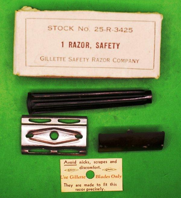 US WW2 Army Gillette Safety Razoz