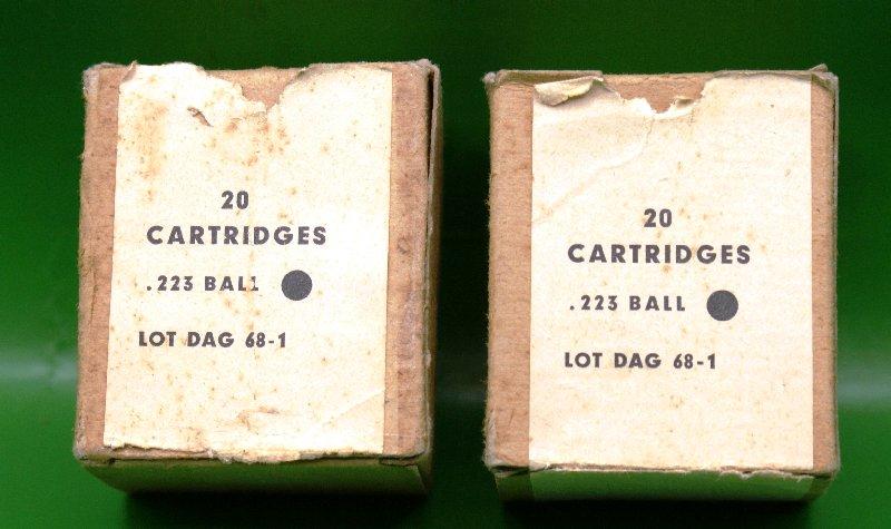 2 X 223 Cartridge  Cardboard Boxes