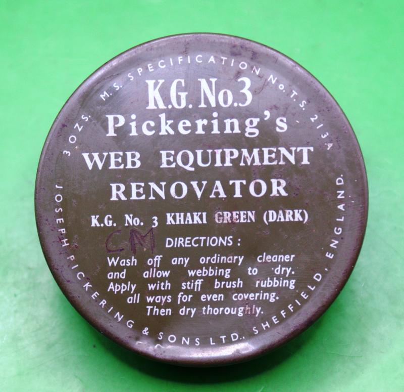 K.G. No3 Pickering's Web Equipment Renovator.