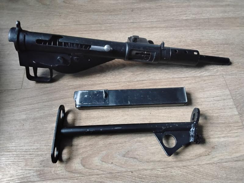 Sten Mk2 with T Stock and Magazine.