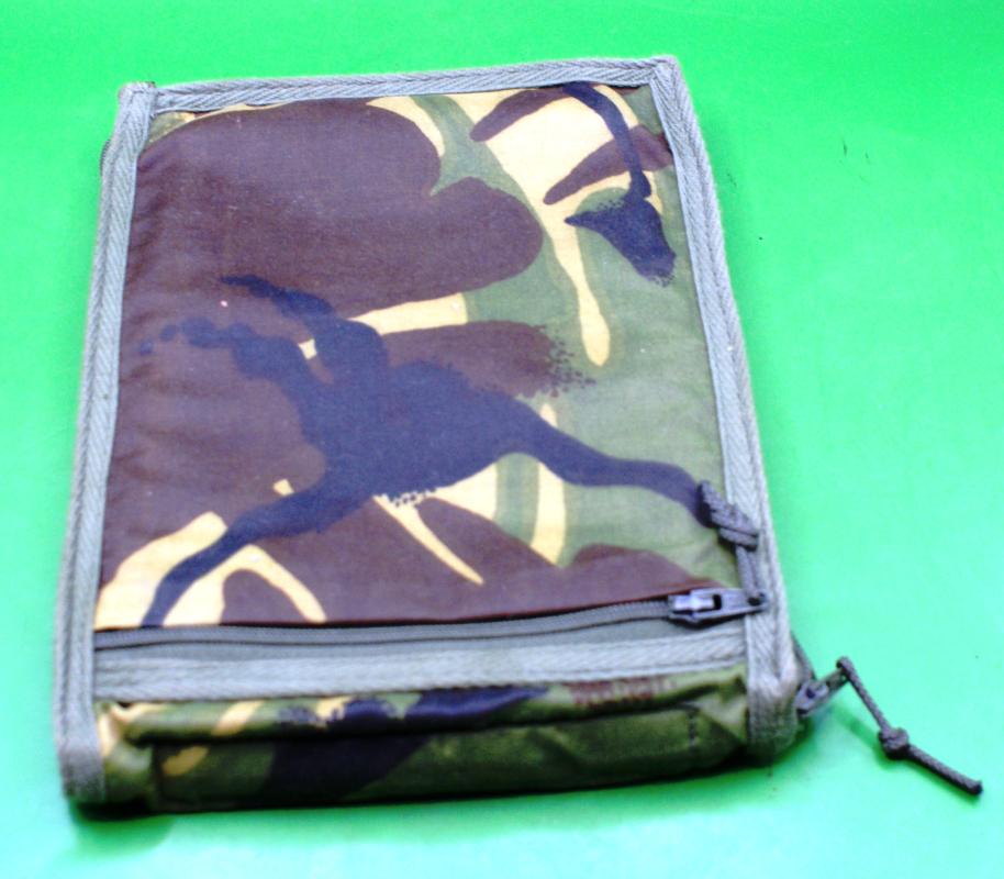 British DPM Waterproof Map / Notebook Case